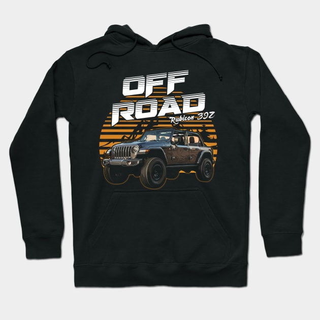 Jeep Wrangler Rubicon 392 jeep car offroad name Hoodie by Madisen Harvey